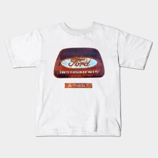 Rusty Enamel French Sign. Kids T-Shirt